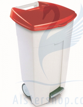 Abfallcontainer fahrbar (rot)