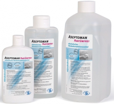 Aseptoman ® Parfümfrei, Händedesinfektion (NORO- / Rota-Viren wirksam)