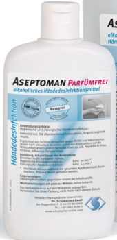 Aseptoman ® Parfümfrei, Händedesinfektionsmittel  (150 ml Kittelflasche, Parfümfrei)