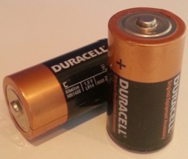Batterien LR 14 (1,5 V, 2 Stück)