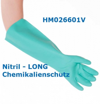 Chemikalienschutzhandschuhe Nitril  (PROFESSIONAL - LONG 46cm)