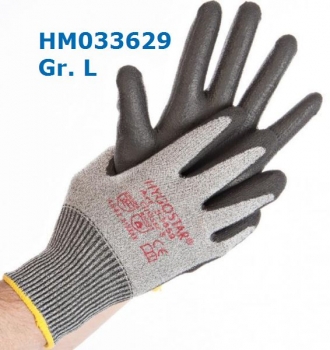 Schnittschutz-Handschuh CUT SAFE  (Größe: L, 1 Paar, 24 cm, grau)