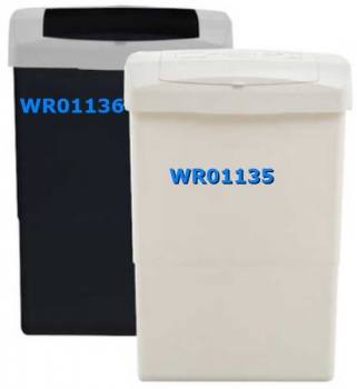 Damen - Hygiene - Behälter sw (Sensorbedienung SLIM Line)