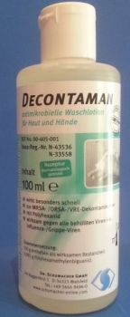 Decontaman Waschlotion :: 100 ml (antimikobiell,  MRSA-/ORSA-/VRE- Sanitation)