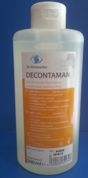 Decontaman Waschlotion :: 500 ml Spender (antimikobiell,  MRSA-/ORSA-/VRE- Sanitation)