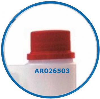 Schraubverschluss PP28 rot (EPE Einlage für Dosierflasche 1 Liter)