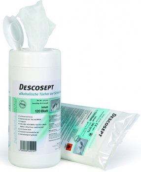 Descosept Wipes (Spenderdose &120 Tücher)
