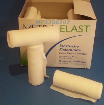 Elastische Fixierbinde METRA ELAST (10 cm x 4 m, 20 Stück)