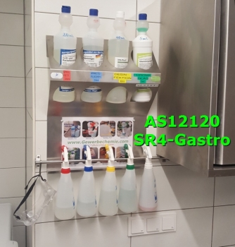Standort Systemregal, SR4 - Gastro (HygieneCenter Dosierflaschen HCF)