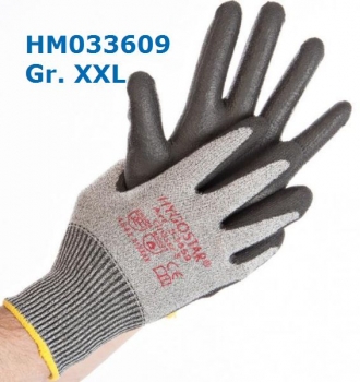 Schnittschutz-Handschuh CUT SAFE  (Größe: XXL, 24 cm, grau)