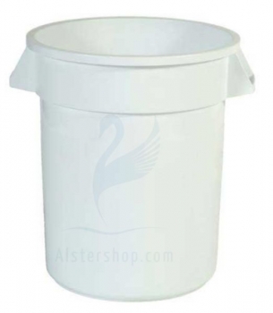 Kunststoff Container rund (weiß ca. 76 Liter)