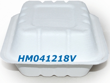 50 Stk. Lunchbox - rechteckig :: Bio (18x13x5 cm, Biomaterial)