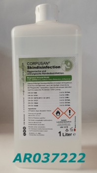 IVN Corpusan Skindisinfection | 1000 ml (Händedesinfektion, EUROFLASCHE)