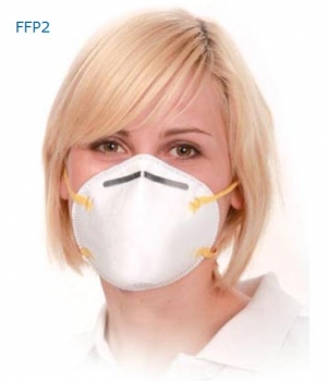 Mundschutz, FFP2, MRSA, weiss (Atemschutzmaske ohne Atemventil)