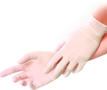 Nitril-Handschuh SAFE FIT (M, weiß, puderfrei)