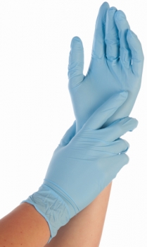 Nitril-Handschuh SAFE FIT (S, Blau, puderfrei)