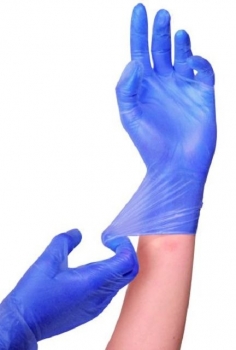 Nitril-Handschuh SAFE LIGHT (Blau, L, puderfrei)