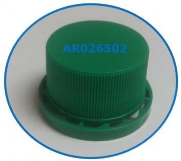 Schraubverschluss PP28 grün (EPE Einlage für Dosierflasche 1 Liter)