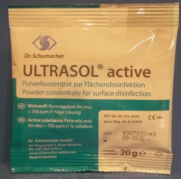 Ultrasol active :: Sanchet 20g (Pulverkonzentrat zur Flächendesinfektion)