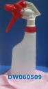 Hand - Sprühflasche - Gewerbe - komplett (Sprühkopf rot, Flasche 600 ml)