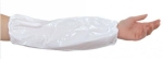 Schutzärmel PE, 40 my, 40 cm,  weiß, (Armschutz gegen Feuchtigkeit)