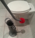 WC - Garnitur zur Unterhaltsreingung (komplett mit Halterung)